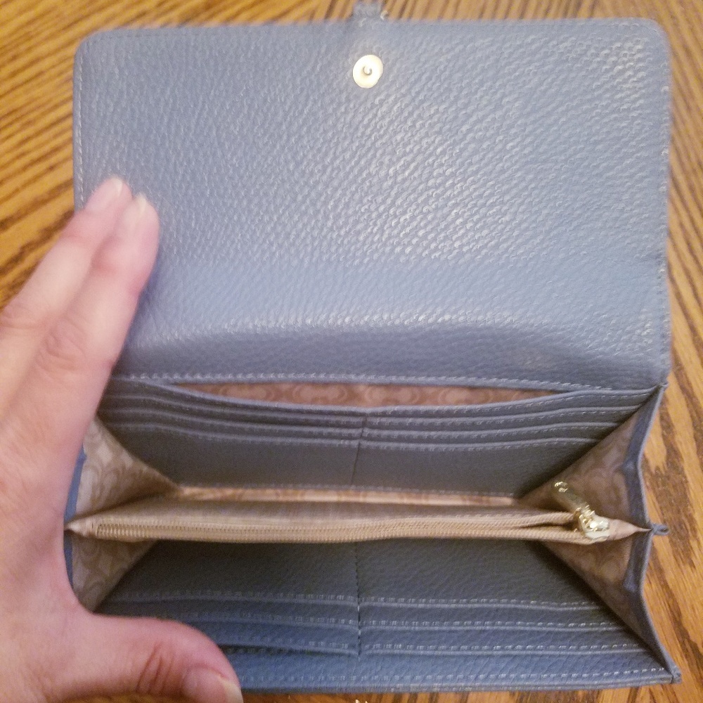 Powder Blue Fashion Wallet - Picture 3 of 3